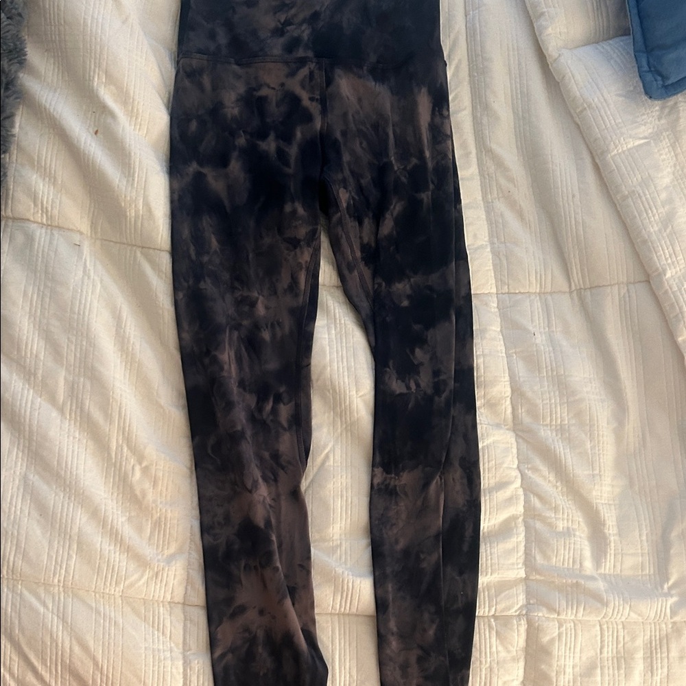 lululemon tie dye align leggings